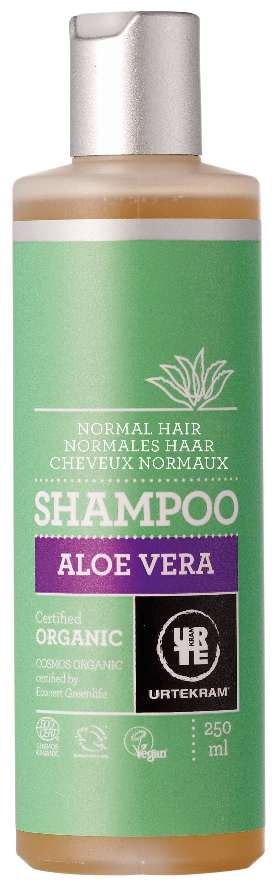 Urtekram Šampón aloe vera - normálne vlasy 250 ml BIO