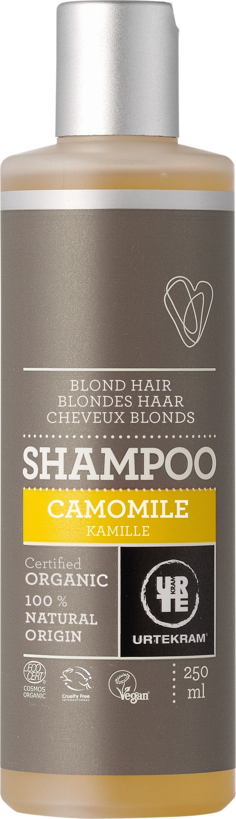 Zobrazit detail výrobku Urtekram Šampon heřmánkový - blond vlasy 250 ml BIO + 2 měsíce na vrácení zboží