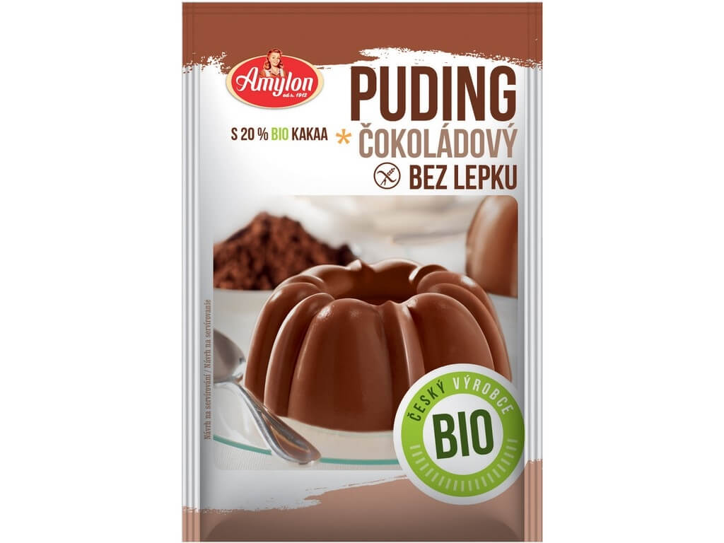 Zobrazit detail výrobku Amylon Bio Puding čokoládový Amylon 40 g + 2 měsíce na vrácení zboží