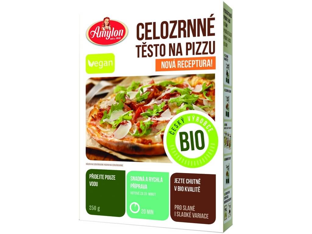 Zobrazit detail výrobku Amylon Bio těsto na pizzu celozrnné Amylon 250 g