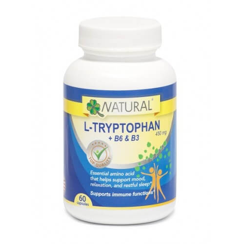 Zobrazit detail výrobku Natural SK L-Tryptophan 450 mg 60 kapslí + 2 měsíce na vrácení zboží