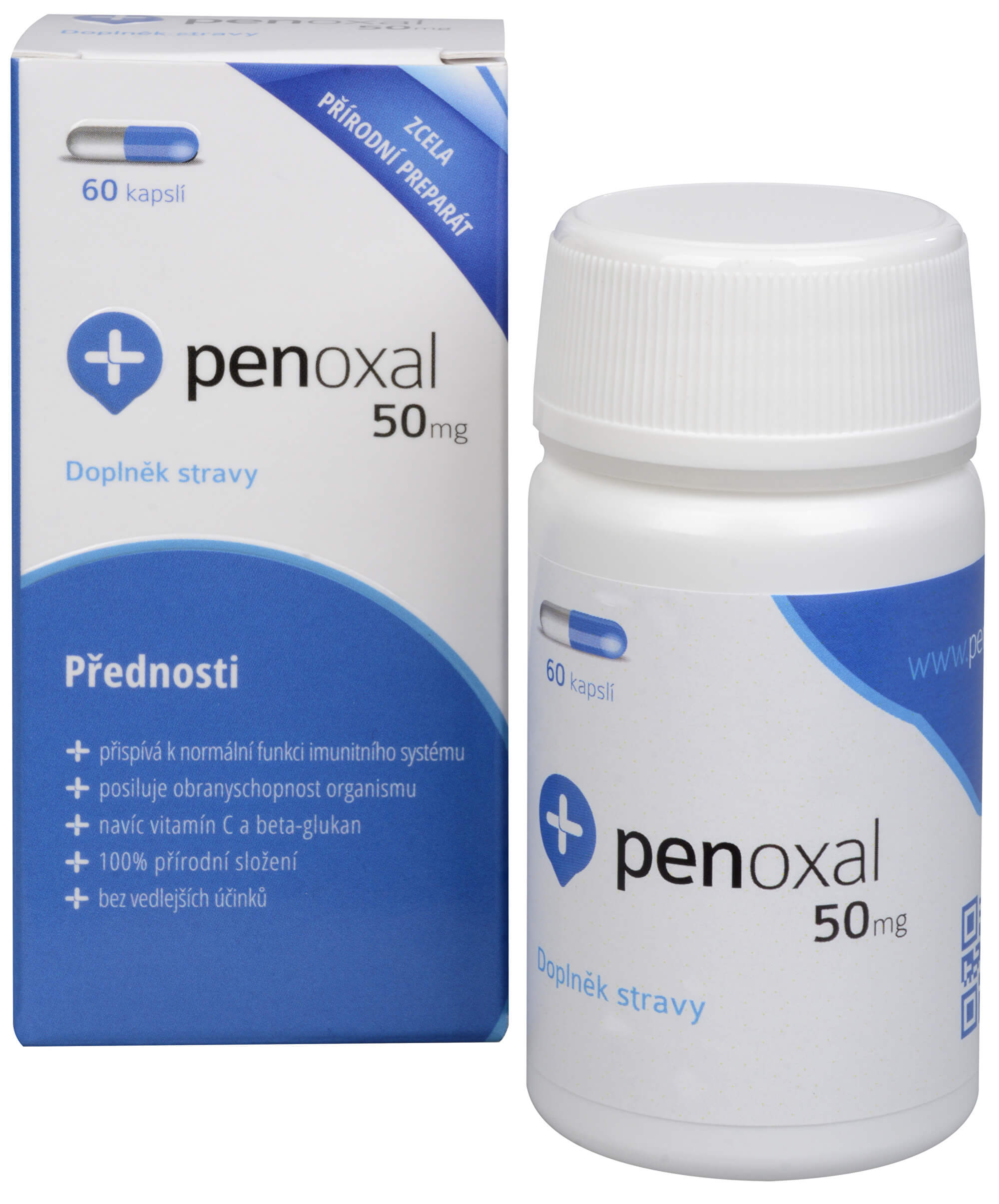 Zobrazit detail výrobku Penoxal Penoxal 50 mg 60 kapslí + 2 měsíce na vrácení zboží