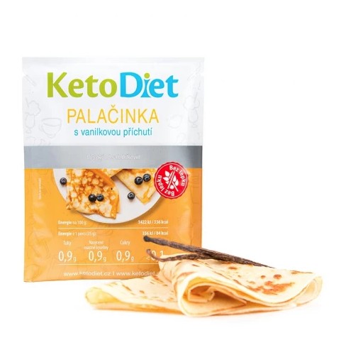 Značka KetoDiet - KetoDiet proteinové palačinky s vanilkovou příchutí (7 porcí)