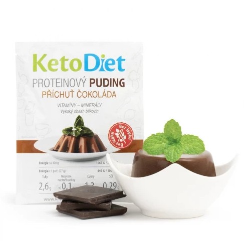 Značka KetoDiet - KetoDiet Proteinový pudink s čokoládovou příchutí 7 x 27 g