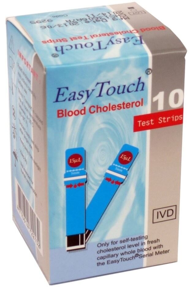 Zobrazit detail výrobku EasyTouch Proužky EasyTouch-cholesterol 10ks + 2 měsíce na vrácení zboží