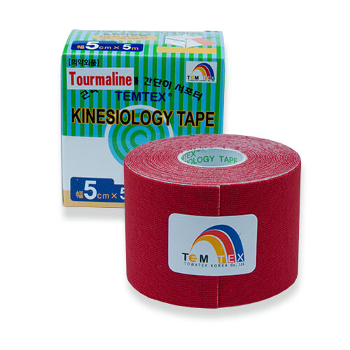 Zobrazit detail výrobku TEMTEX Tejp. TEMTEX kinesio tape 5 cm x 5 m Červená + 2 měsíce na vrácení zboží