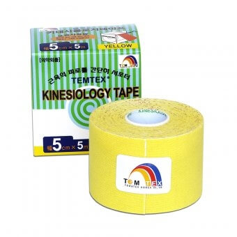 Zobrazit detail výrobku TEMTEX Tejp. TEMTEX kinesio tape 5 cm x 5 m Žlutá + 2 měsíce na vrácení zboží