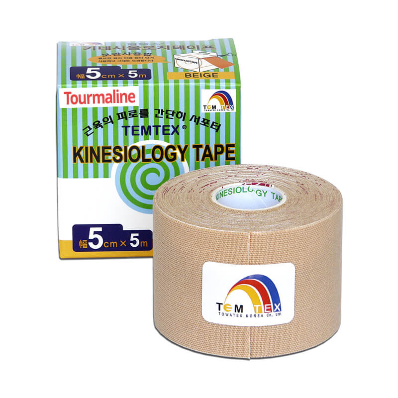 Zobrazit detail výrobku TEMTEX Tejp. TEMTEX kinesio tape Tourmaline 5 cm x 5 m Béžová + 2 měsíce na vrácení zboží