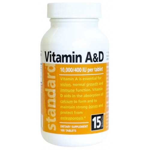Zobrazit detail výrobku Natural SK Vitamín A/D 10 000/400 IU 100 tablet + 2 měsíce na vrácení zboží