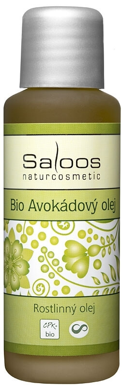 Saloos Bio Avokádový olej lisovaný za studena 50 ml + 2 mesiace na vrátenie tovaru