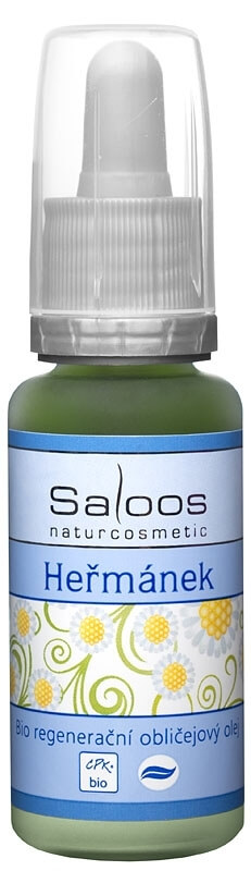Zobrazit detail výrobku Saloos Bio Regenerační obličejový olej - Heřmánek 20 ml + 2 měsíce na vrácení zboží