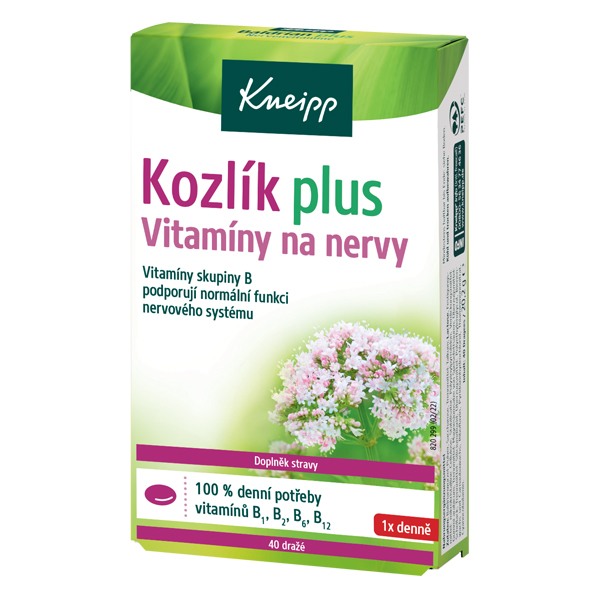Zobrazit detail výrobku Kneipp Kozlík plus 40 tablet