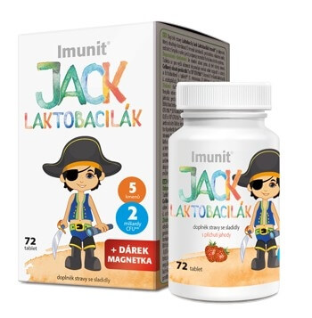 Zobrazit detail výrobku Simply You Laktobacily Jack Laktobacilák Imunit 72 tablet + 2 měsíce na vrácení zboží