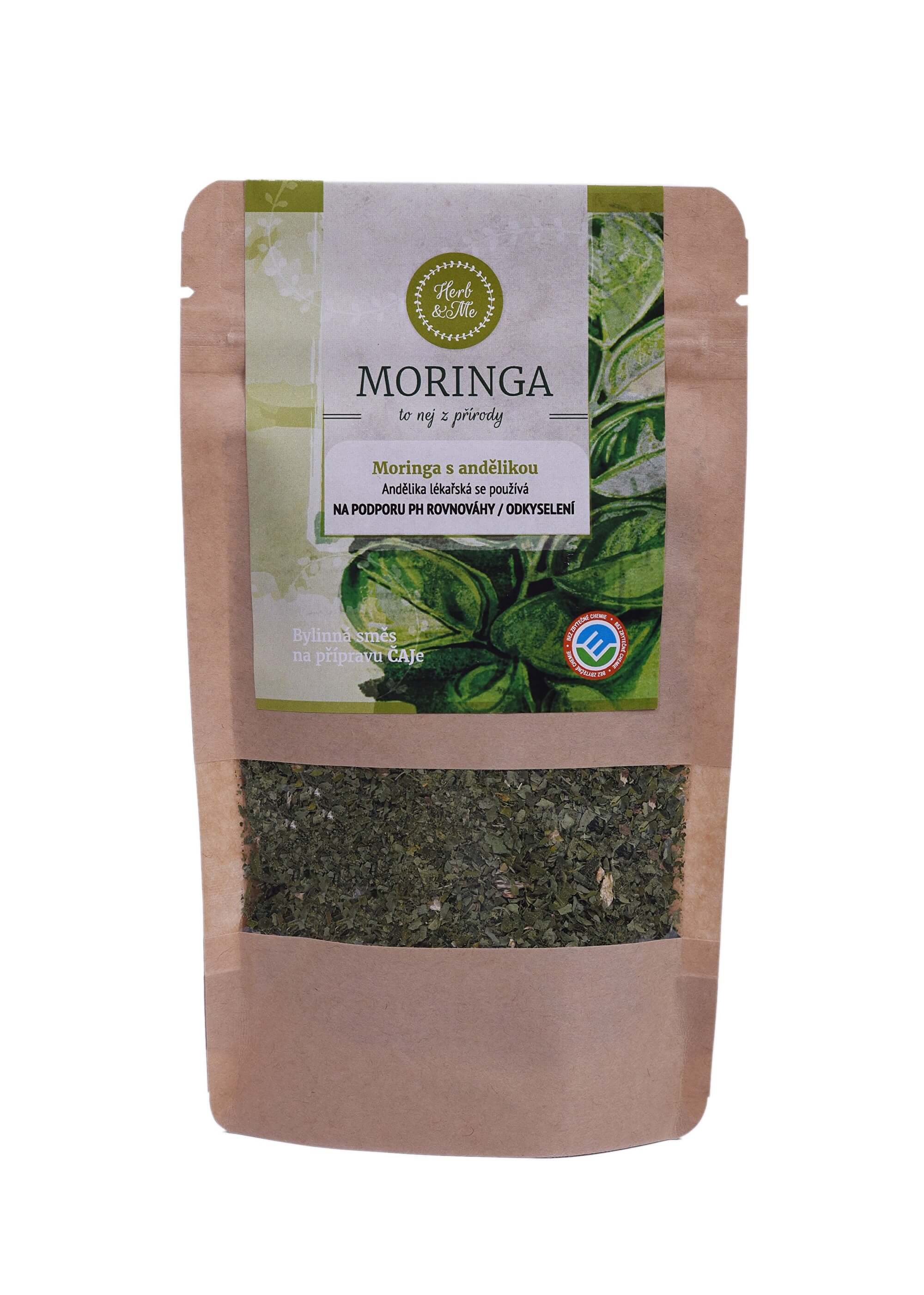Zobrazit detail výrobku Herb & Me Moringa olejodárná s andělikou lékařskou 30 g + 2 měsíce na vrácení zboží