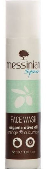 Messinian Spa Mycí gel na obličej okurka & pomeranč 55 ml