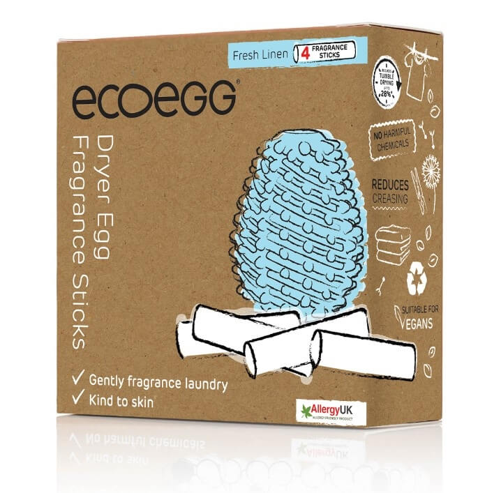 Zobrazit detail výrobku Ecoegg Náplň do vajíčka do sušičky prádla s vůní svěží bavlny 4 ks