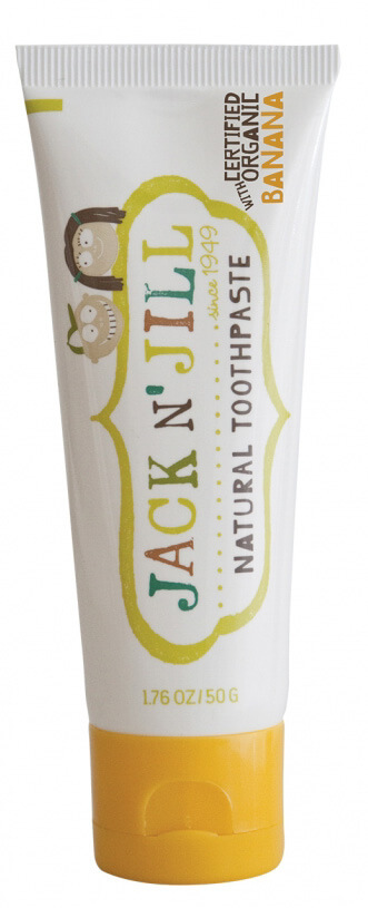 Zobrazit detail výrobku Jack N´ Jill Přírodní zubní pasta s příchutí banánu 50 g + 2 měsíce na vrácení zboží