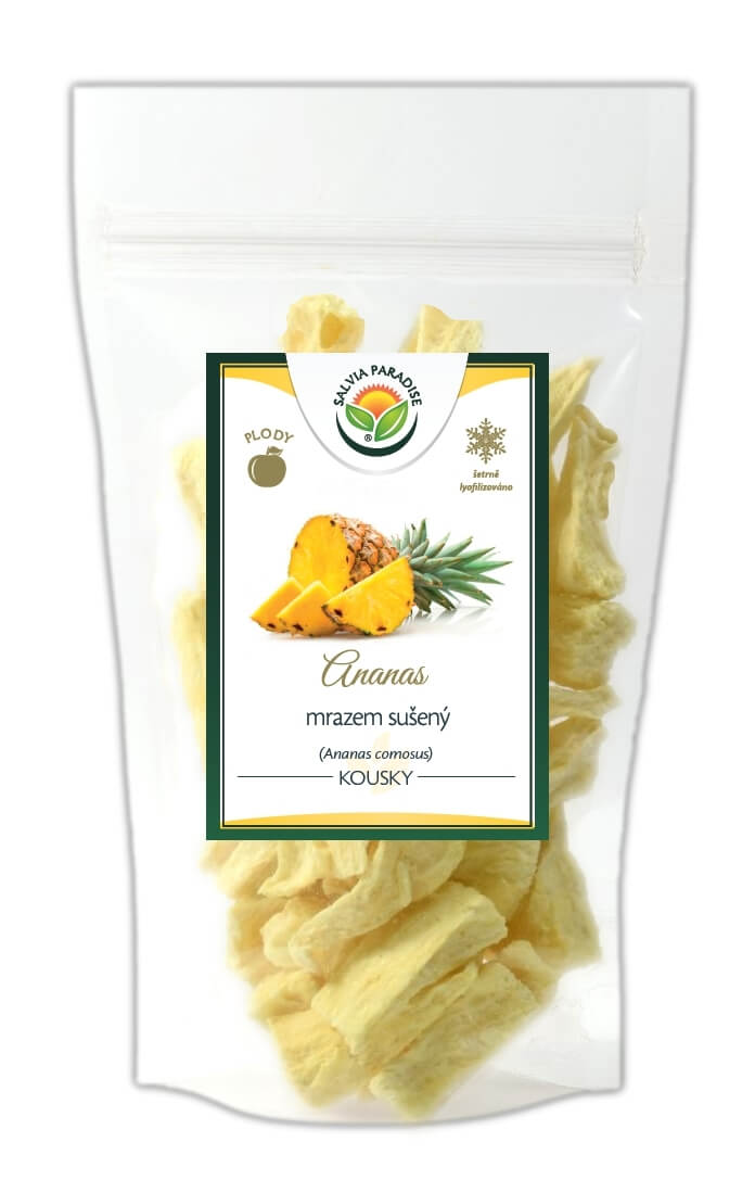 Zobrazit detail výrobku Salvia Paradise Ananas kousky mrazem sušené 50 g + 2 měsíce na vrácení zboží
