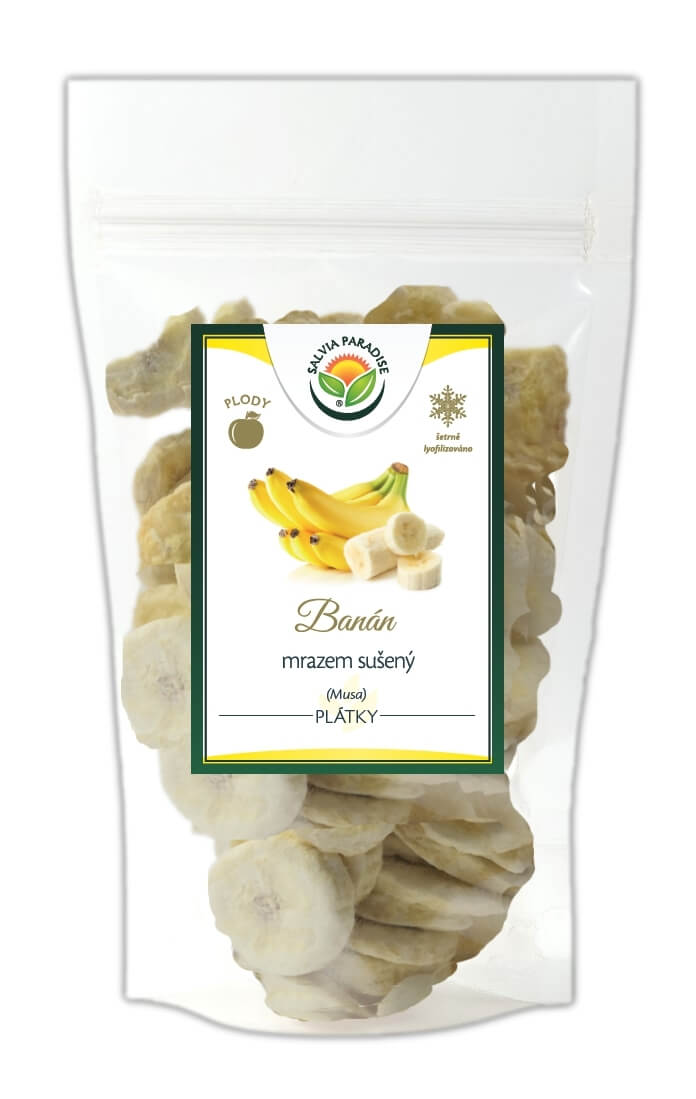 Zobrazit detail výrobku Salvia Paradise Banán plátky mrazem sušené 160 g + 2 měsíce na vrácení zboží