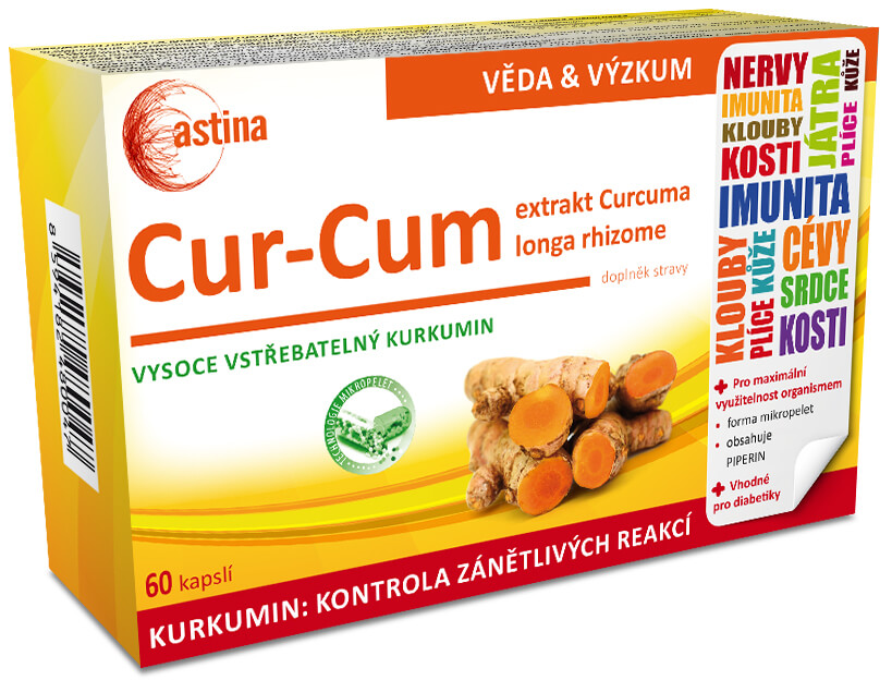 Zobrazit detail výrobku Astina Cur-Cum 60 kapslí + 2 měsíce na vrácení zboží