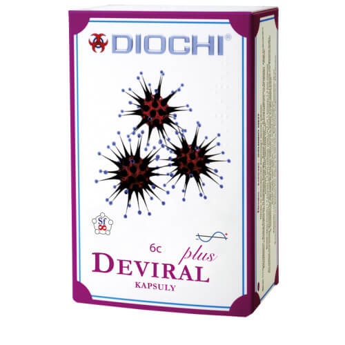Zobrazit detail výrobku Diochi Deviral Plus 60 kapslí + 2 měsíce na vrácení zboží