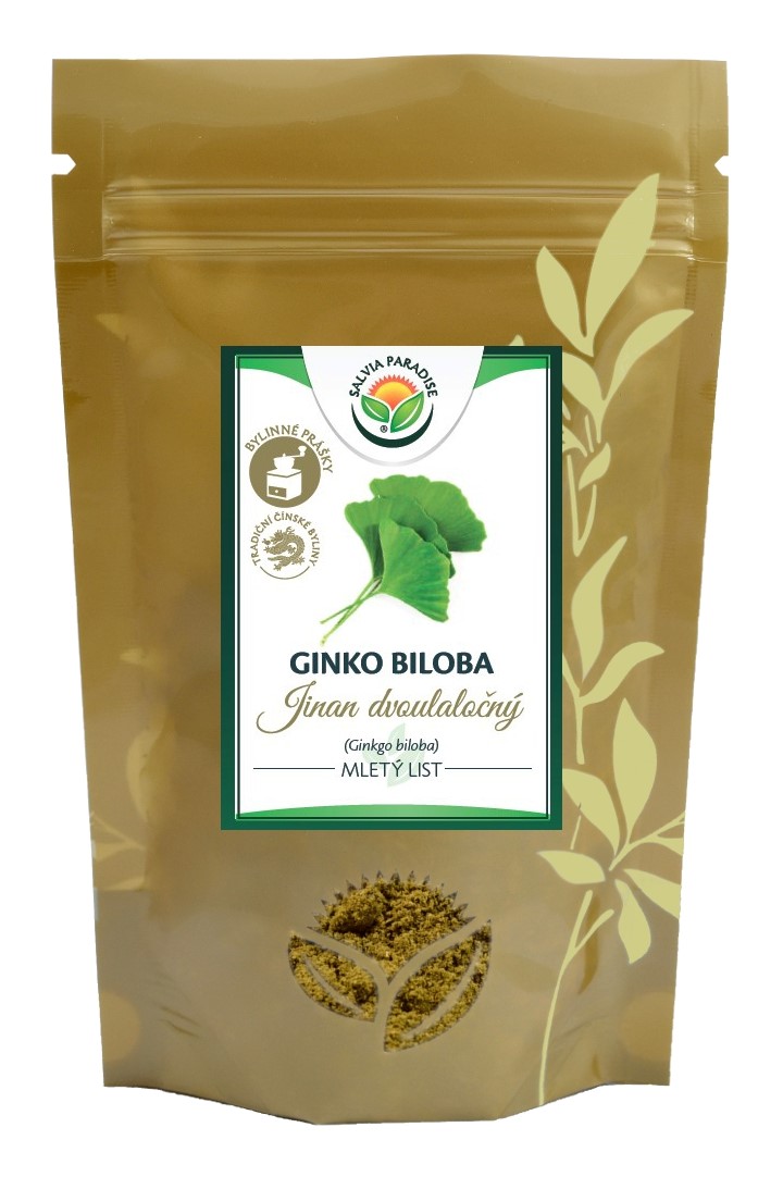 Zobrazit detail výrobku Salvia Paradise Ginkgo biloba - Jinan mletý list 120g + 2 měsíce na vrácení zboží