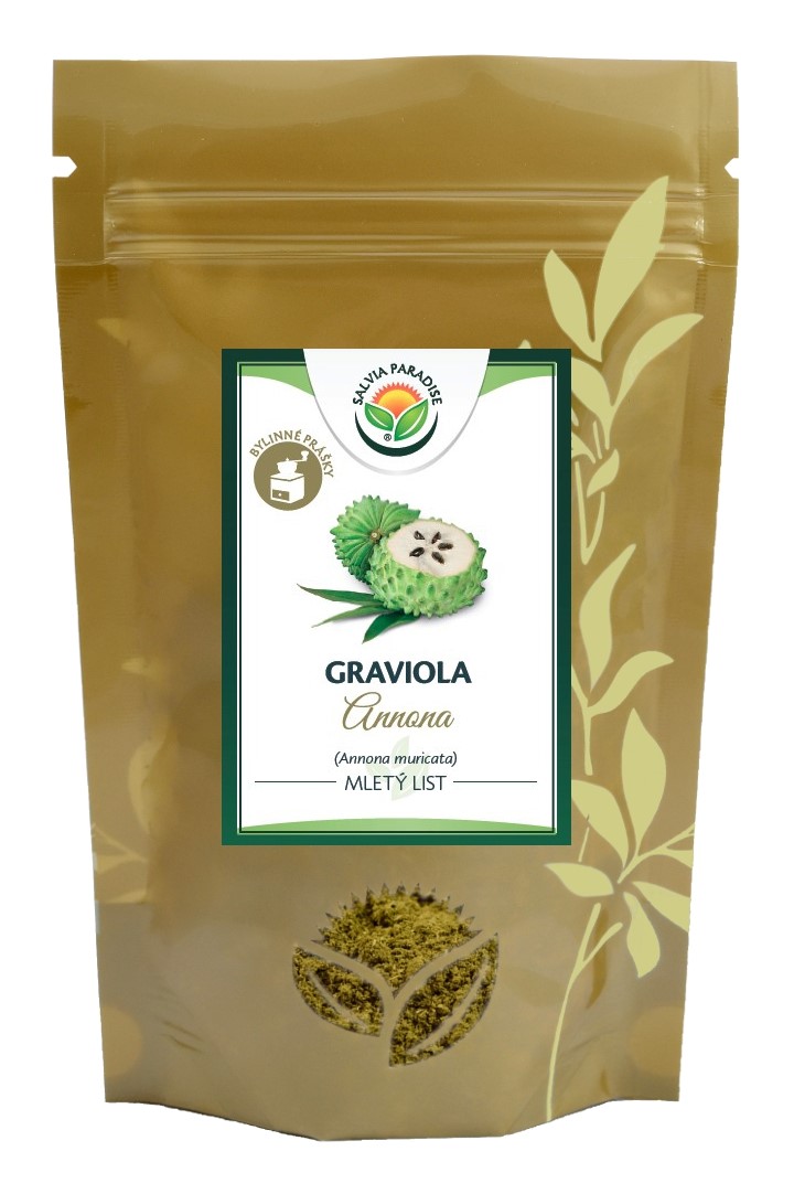 Zobrazit detail výrobku Salvia Paradise Graviola - Annona mletý list 90 g + 2 měsíce na vrácení zboží