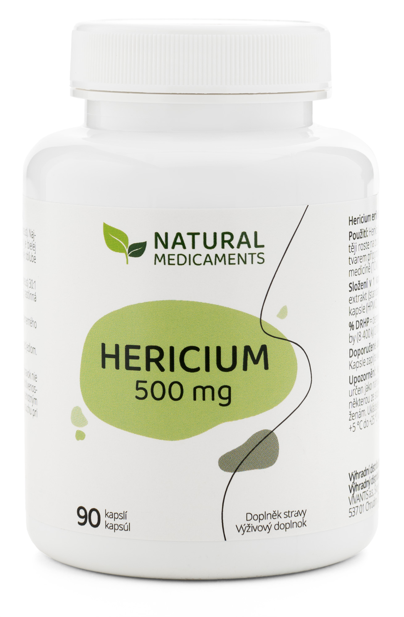 Levně Natural Medicaments Hericium 500 mg 90 kapslí