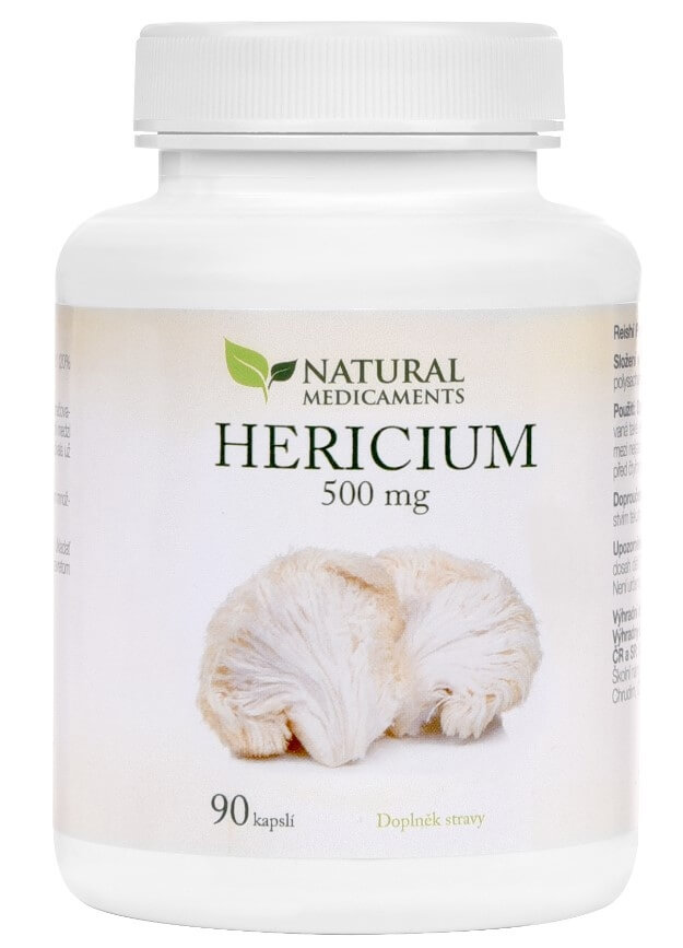 Zobrazit detail výrobku Natural Medicaments Hericium 500 mg 90 kapslí
