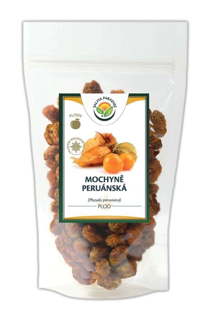 Zobrazit detail výrobku Salvia Paradise Mochyně peruánská plod 100 g + 2 měsíce na vrácení zboží Zobrazit detail výrobku Salvia Paradise Mochyně peruánská plod 100 g + 2 měsíce na vrácení zboží