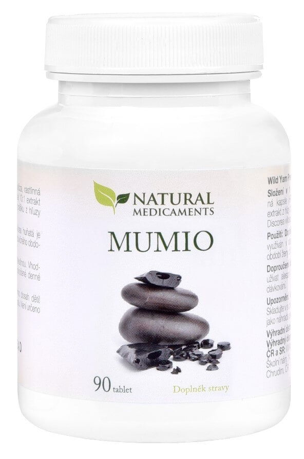 Zobrazit detail výrobku Natural Medicaments Mumio 250 mg 90 tablet + 2 měsíce na vrácení zboží
