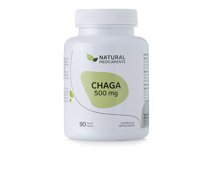 Zobrazit detail výrobku Natural Medicaments Chaga 500 mg 90 kapslí