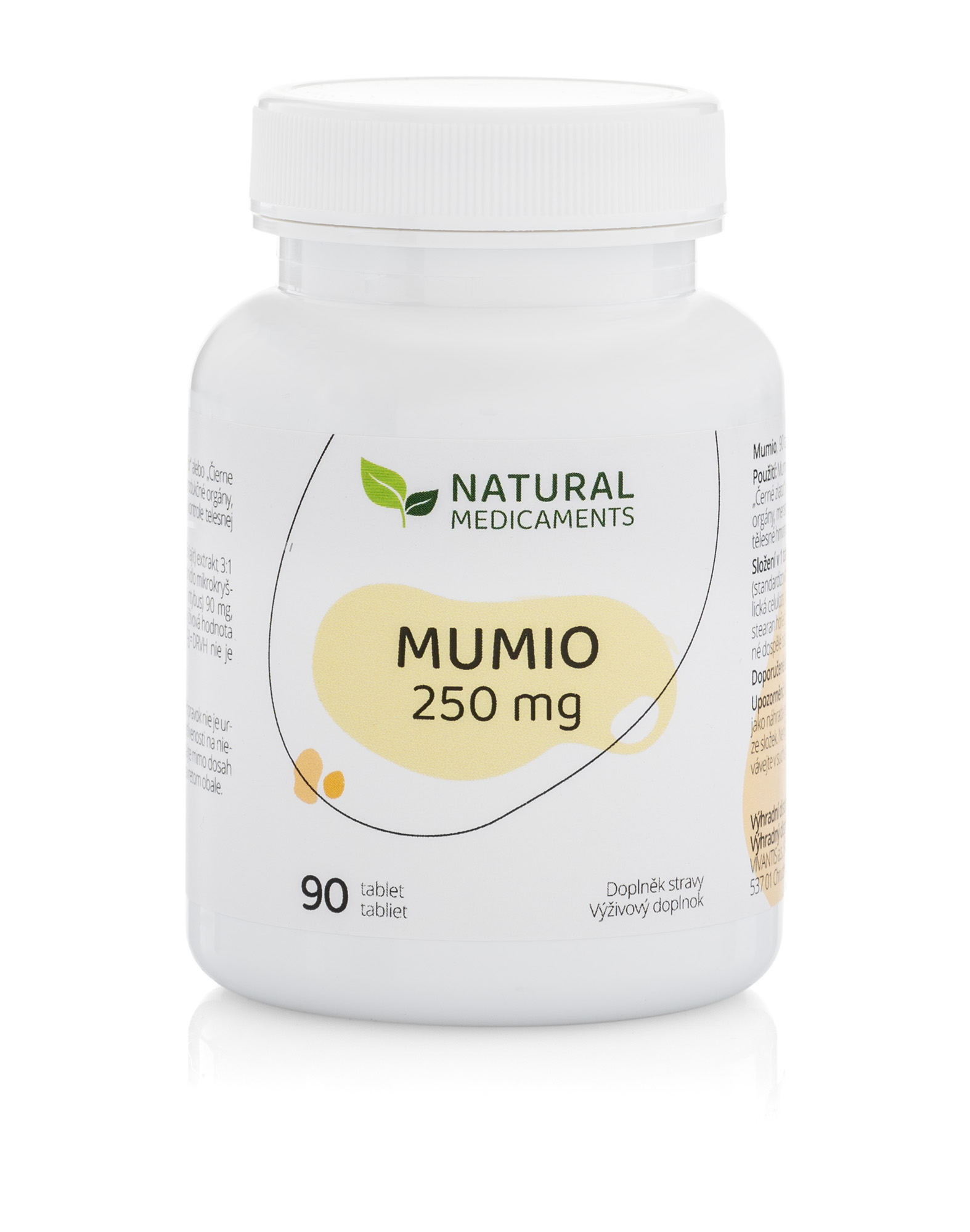 Zobrazit detail výrobku Natural Medicaments Mumio 250 mg 90 tablet