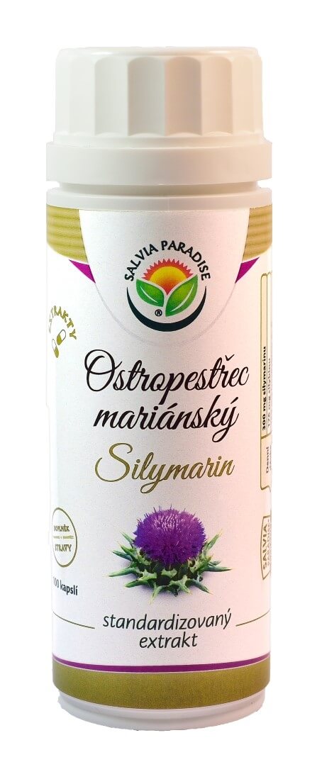 Zobrazit detail výrobku Salvia Paradise Ostropestřec - silymarin extrakt 100 kapslí + 2 měsíce na vrácení zboží