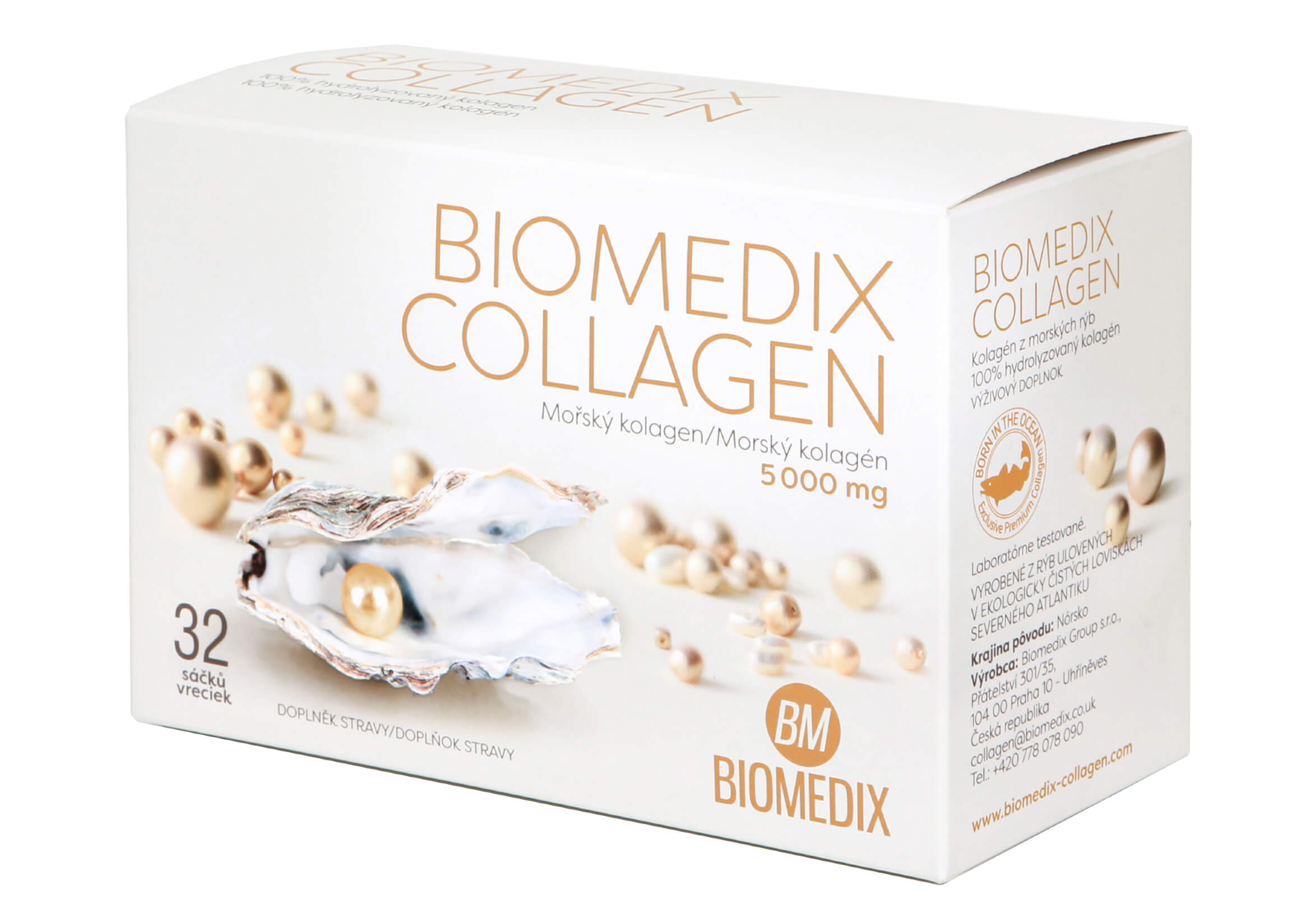 Zobrazit detail výrobku Biomedix Biomedix Kolagen 32 sáčků + 2 měsíce na vrácení zboží
