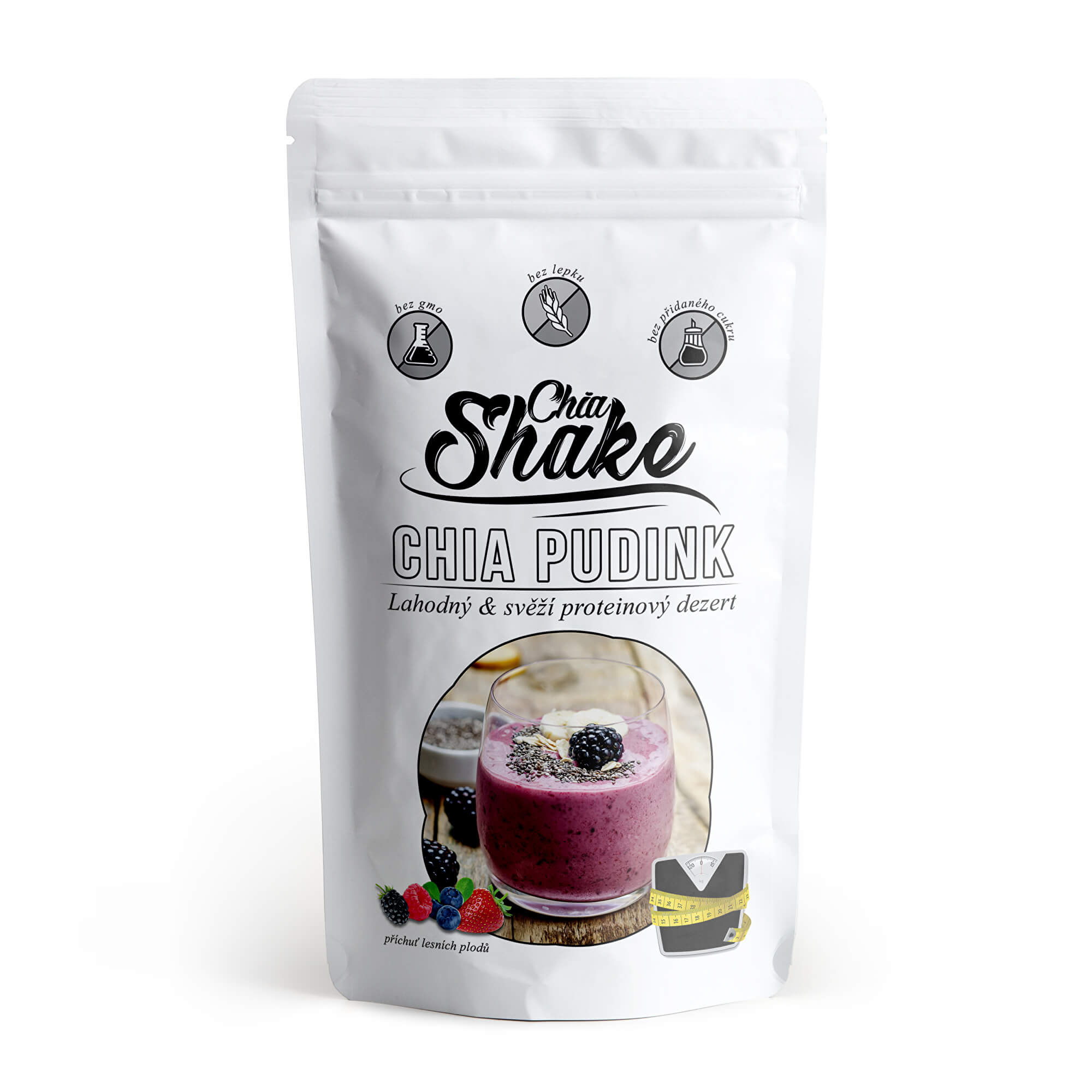 Chia shake Chia Pudink 300 g Lesní plody + 2 měsíce na vrácení zboží