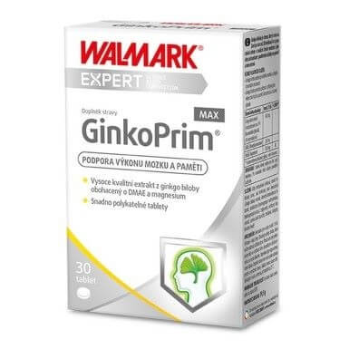 Zobrazit detail výrobku Walmark GinkoPrim Max 30 tbl. + 2 měsíce na vrácení zboží