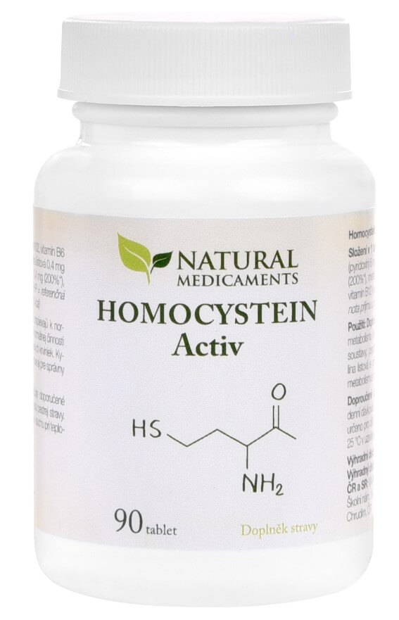 Zobrazit detail výrobku Natural Medicaments Homocystein Activ 90 tablet + 2 měsíce na vrácení zboží
