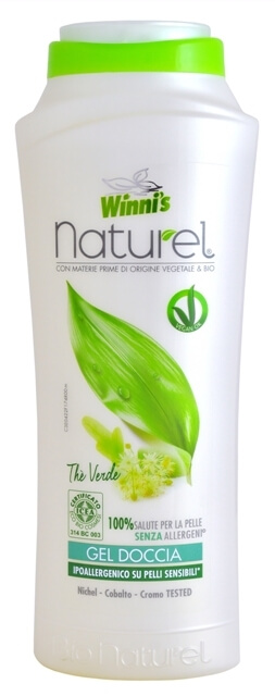 Zobrazit detail výrobku Winni´s NATUREL Gel Doccia The Verde sprchový gel se zeleným čajem 250 ml + 2 měsíce na vrácení zboží