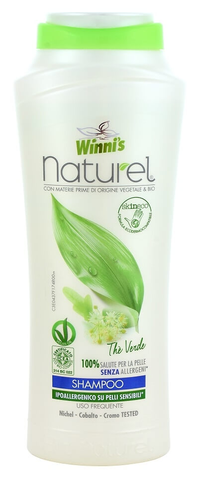 Zobrazit detail výrobku Winni´s NATUREL Shampoo The Verde šampon se zeleným čajem pro všechny druhy vlasů 250 ml