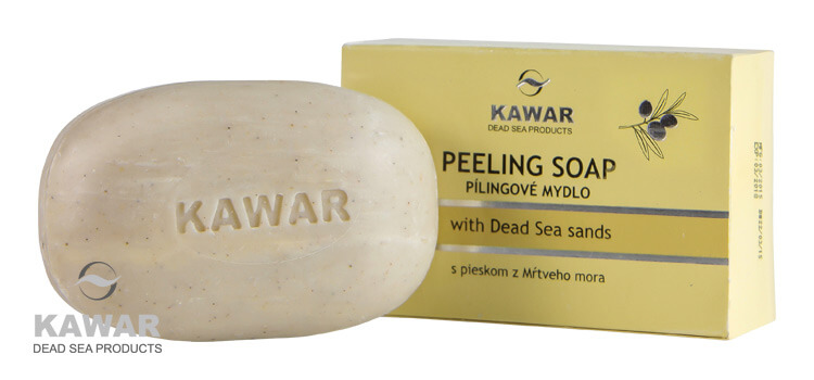Zobrazit detail výrobku Kawar Peelingové mýdlo s pískem z Mrtvého moře 120 g + 2 měsíce na vrácení zboží