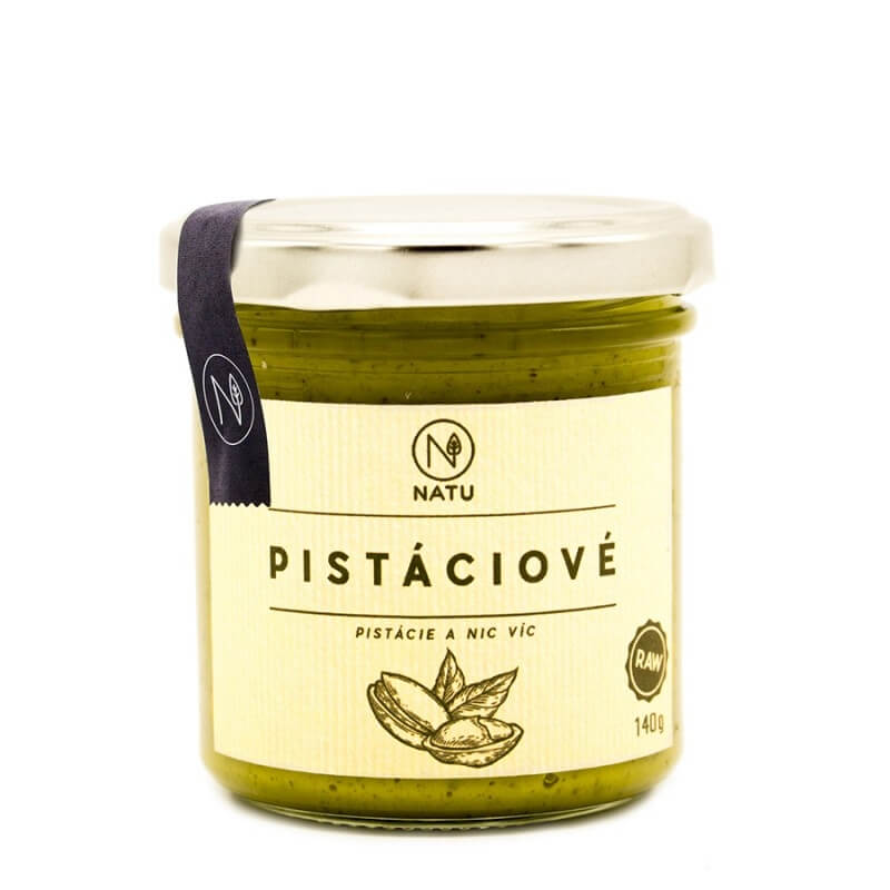 Zobrazit detail výrobku Natu Pistáciové máslo 140 g + 2 měsíce na vrácení zboží