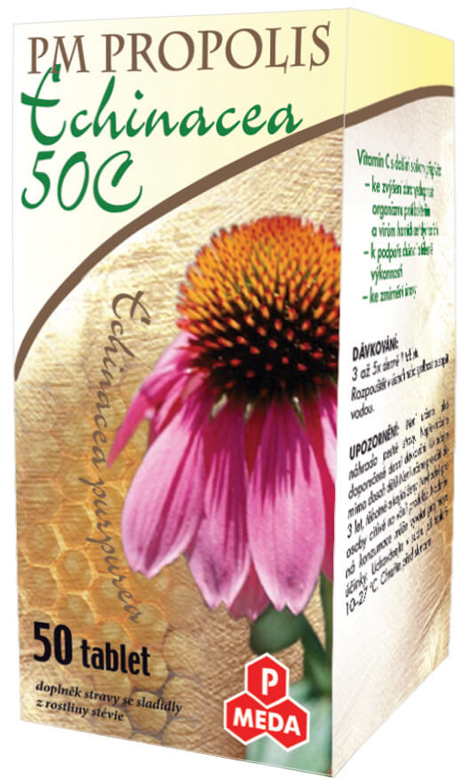 Zobrazit detail výrobku Purus Meda PM Propolis Echinacea 50 tablet + 2 měsíce na vrácení zboží