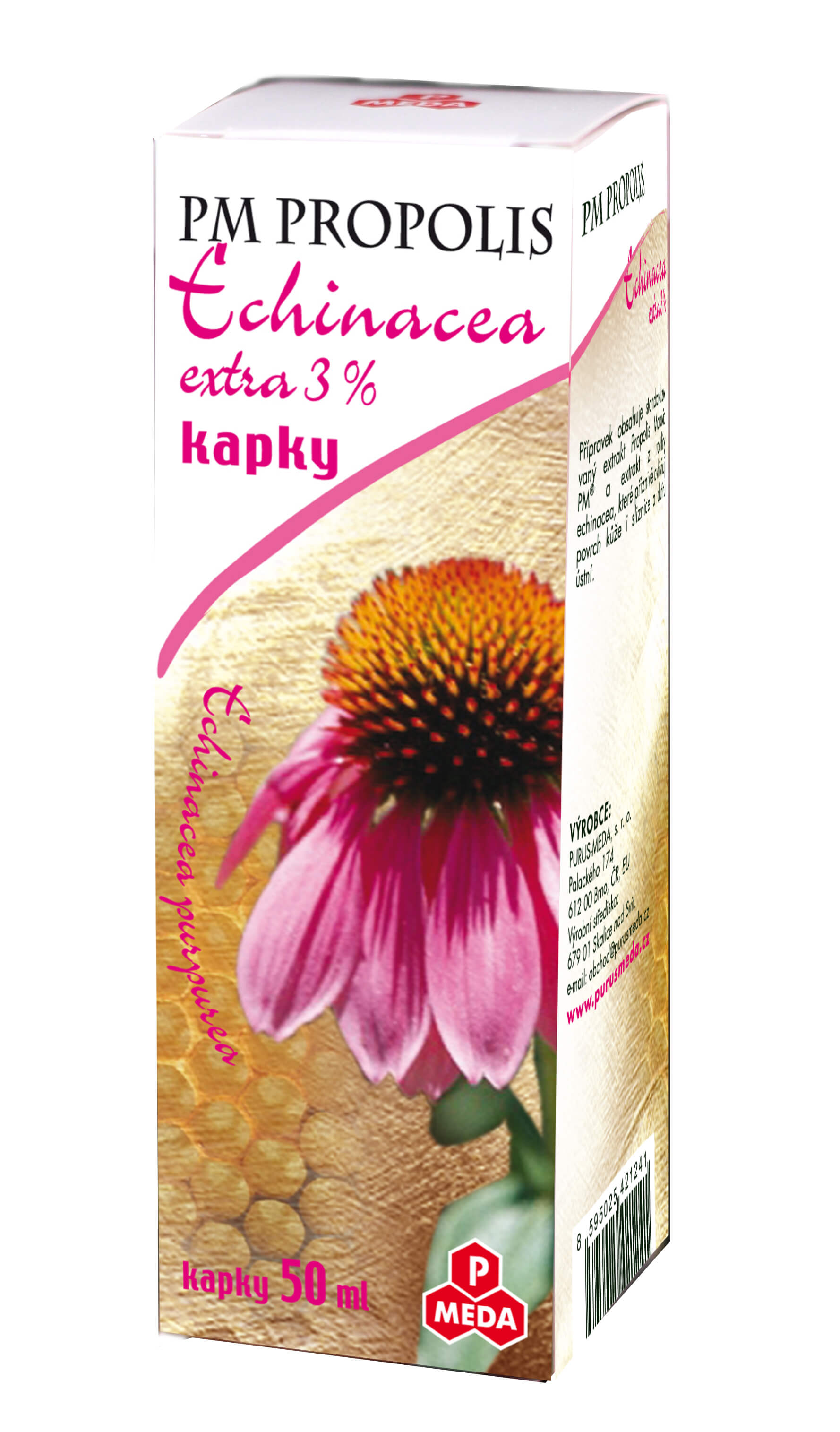 Zobrazit detail výrobku Purus Meda PM Propolis Echinacea extra 3 % kapky 50 ml + 2 měsíce na vrácení zboží