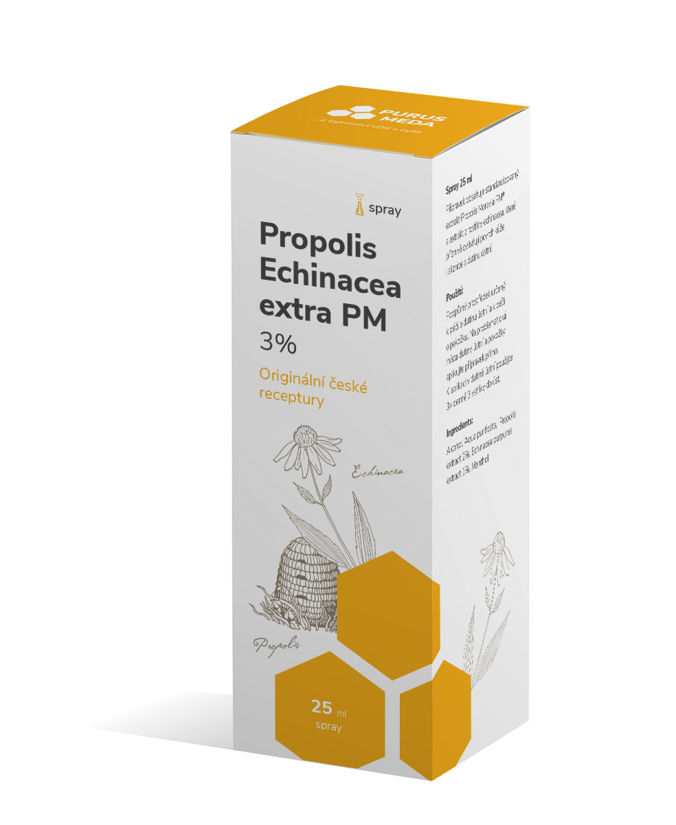 Purus Meda PM Propolis Echinacea extra 3 % spray 25 ml