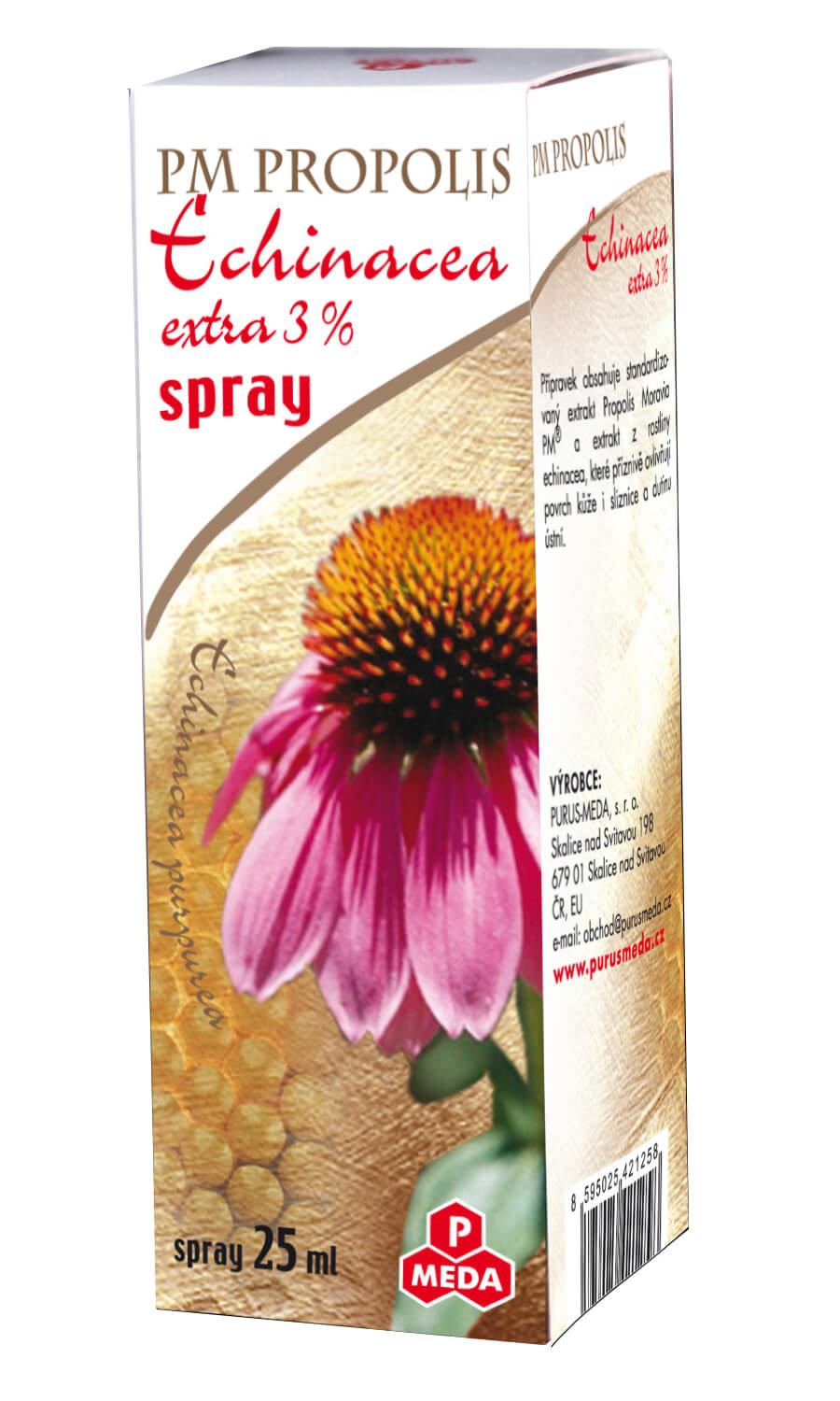 Zobrazit detail výrobku Purus Meda PM Propolis Echinacea extra 3 % spray 25 ml + 2 měsíce na vrácení zboží
