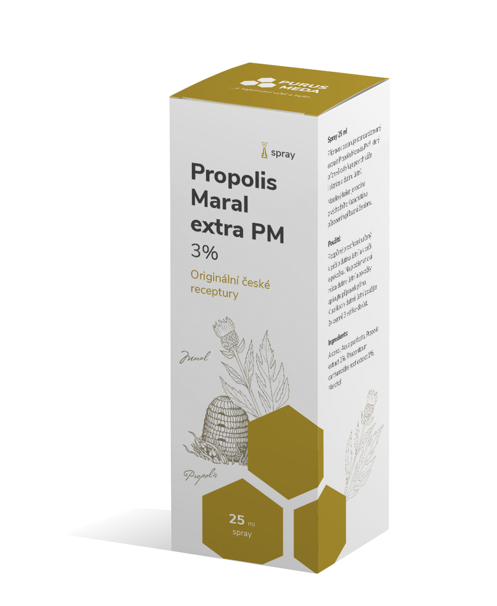 Purus Meda PM Propolis Maral extra 3 % spray 25 ml