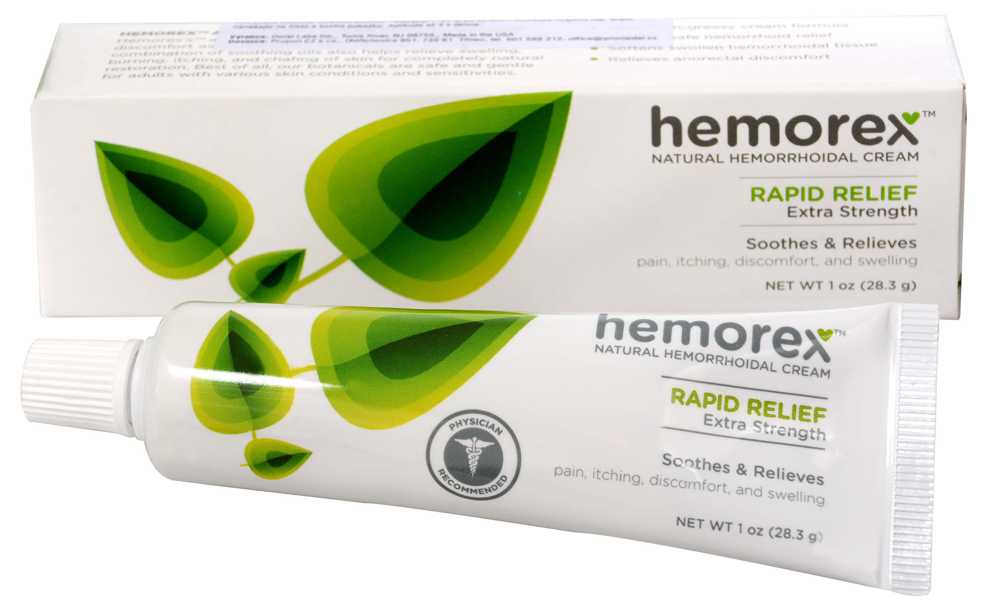Hemorex Přírodní krém na hemoroidy v tubě 28, 3 g