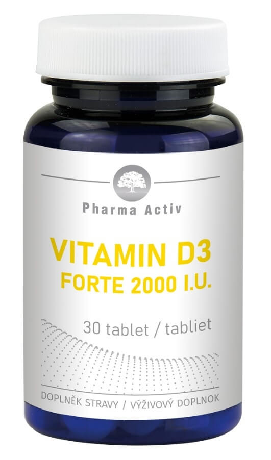 Značka Pharma Activ - Pharma Activ Vitamin D3 Forte 2000 I.U. 30 tablet