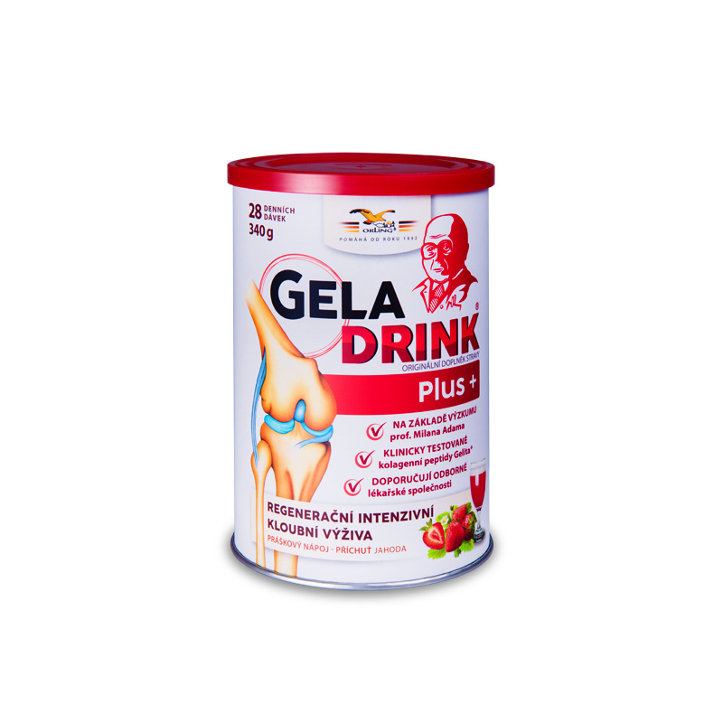 Zobrazit detail výrobku Geladrink Geladrink Plus Jahoda nápoj 340 g